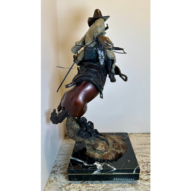 Brown Austin Barton “Attitude Adjustment” Signed Limited Edition Bronze Sculpture | 1995 For Sale - Image 8 of 18