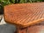 Wood Vintage Palm Beach Handwoven Natural Rattan Console Table For Sale - Image 7 of 15