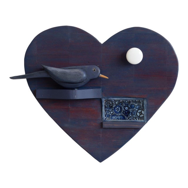 Max Neufeldt Blue Bird Heart College 1985 For Sale
