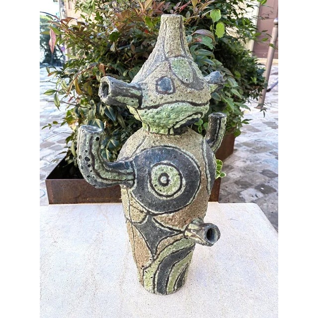 1960s Pre-Columbian Vase attributed to Bruno Munari, 1960s For Sale - Image 5 of 10