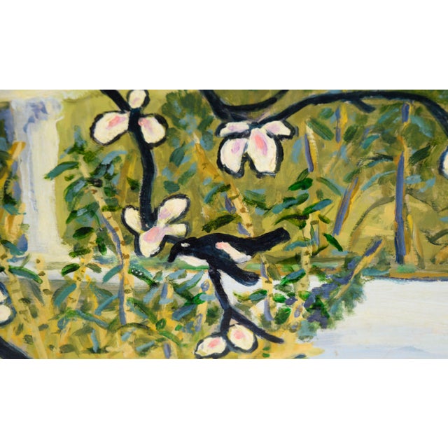 "Three Birds" - Original Oil on Masonite by Richard M Bacon For Sale - Image 4 of 6