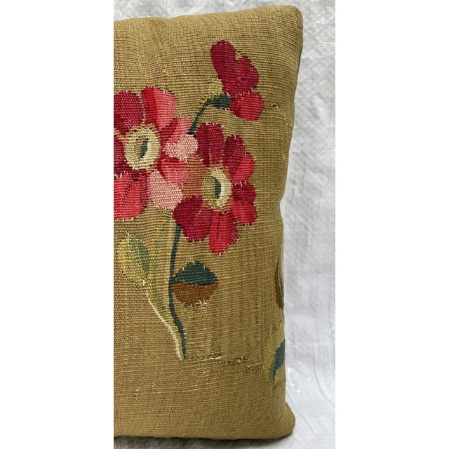 French 18th Century French Tapestry Pillow For Sale - Image 3 of 6