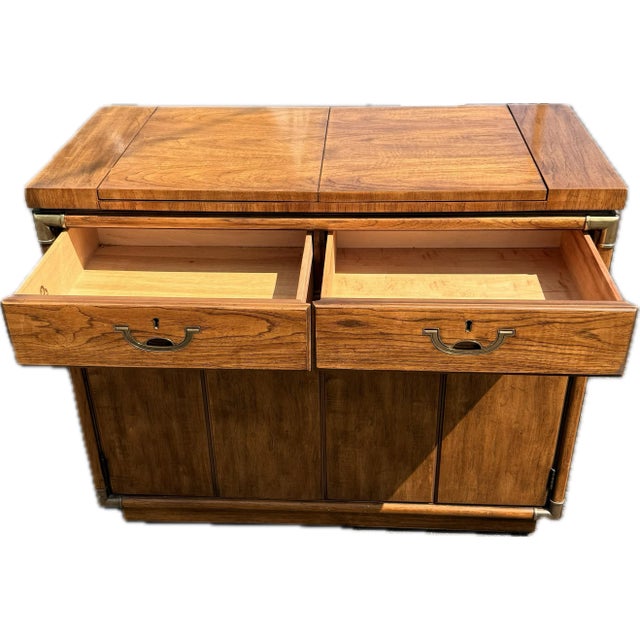 Drexel Vintage Drexel Heritage Accolade II Expandable Buffet Server For Sale - Image 4 of 10