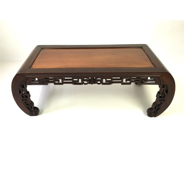 Antique Chinese Carved Rosewood Kang Coffee Table Chairish