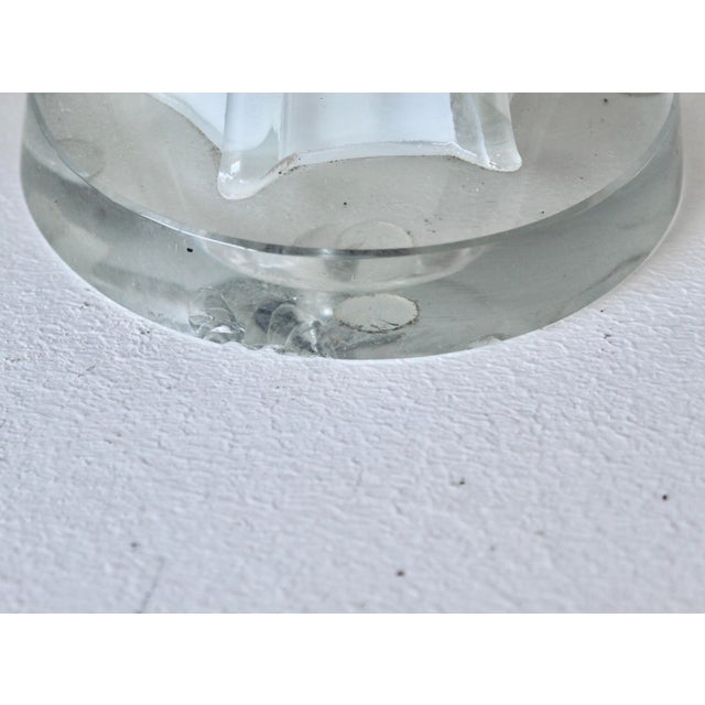 1980s Mid-Century Modern Paul Kedelv Style Encased White Art Glass Table Lamps - a Pair For Sale - Image 10 of 13