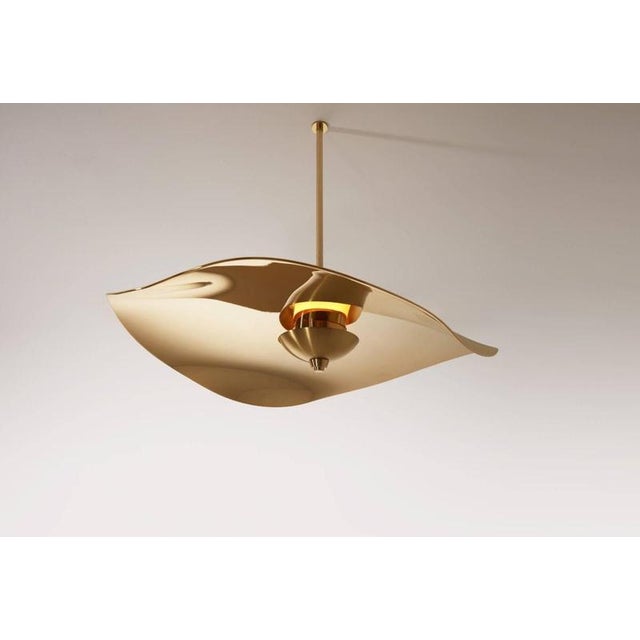 Metal Curve Envolée Pendant Lamp by Jennifer Midoz For Sale - Image 7 of 7