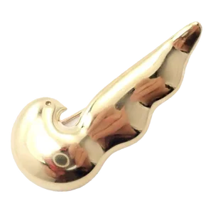 Tiffany & Co.. 18k Yellow Gold Paloma Picasso Dove Bird Pin Brooch 1981