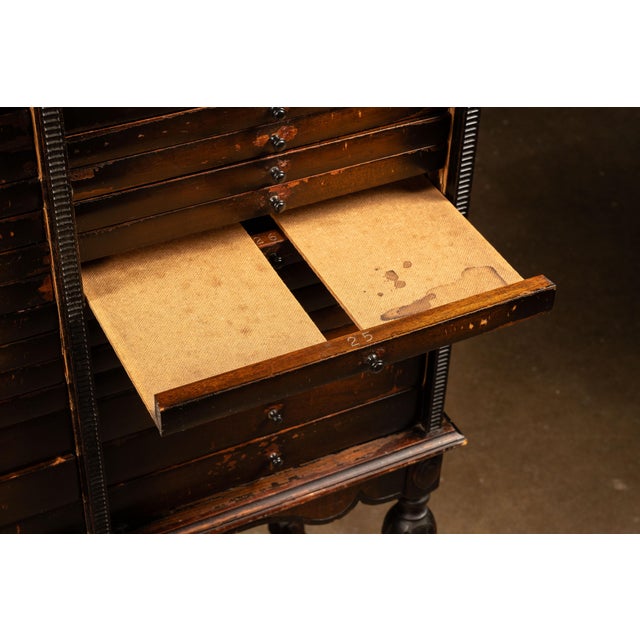 Early 20th Century Mahogany Sheet Music Cabinet For Sale - Image 9 of 12