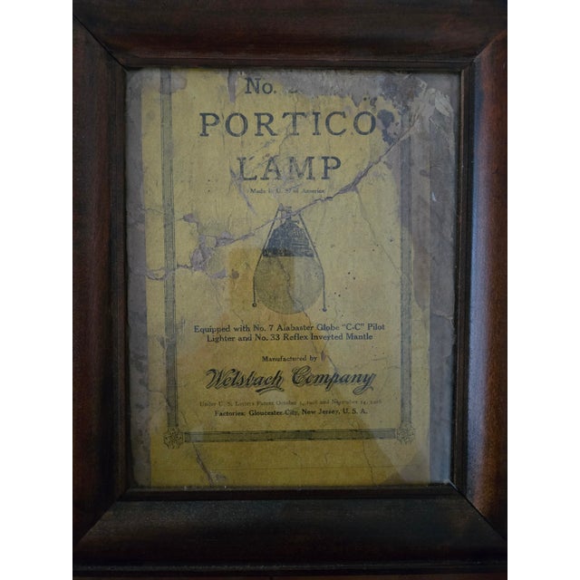 19th Century Industrial Welsbach Gas Table Lamp For Sale - Image 10 of 10