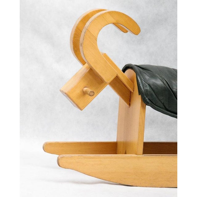 Mid-Century Wooden Rocking Billy Goat, 1960s For Sale - Image 3 of 8