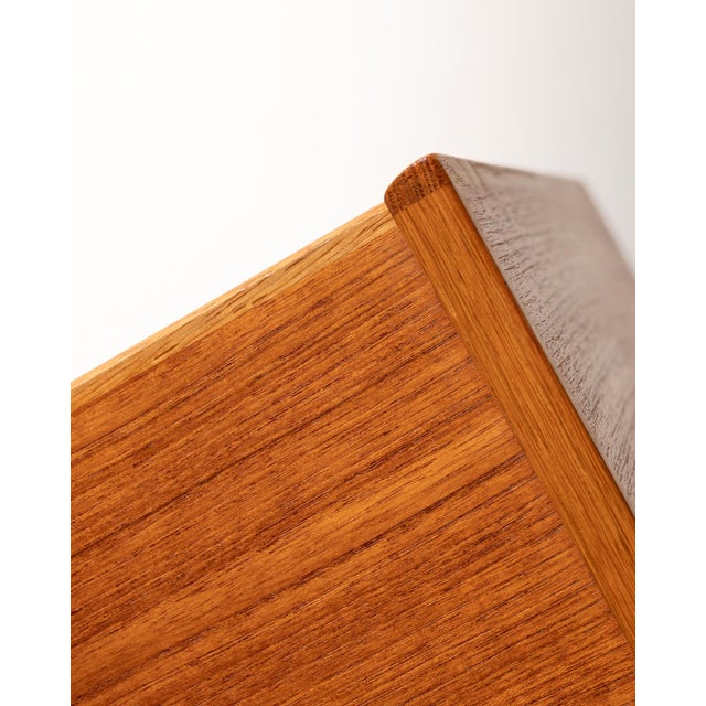 Wood Teak and Oak Bookcase, Scandinavia, 1950s For Sale - Image 7 of 10