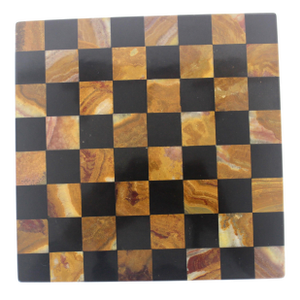 Vintage Marble Stone Chess Board Small Game Board Fathers Day Gift for Dad, Office Decor Styling Staging