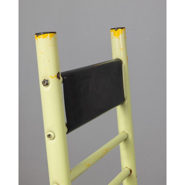 Set of Vintage Stools in Iron and Wood, 1970s For Sale - Image 10 of 12