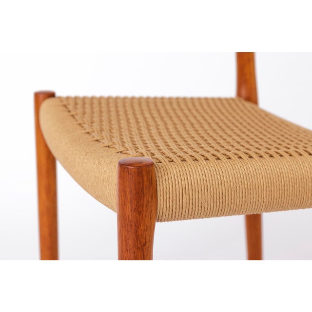 Vintage Teak Dining Chairs by Niels Otto Møller for J.L. Møllers, 1970s, Set of 6 For Sale - Image 3 of 12