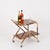 Mid-Century Brass and Wood Bar Cart by Cesare Lacca, Italy, 1950s For Sale - Image 11 of 16