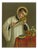German Devotional Press, St. Aloysius Gonzaga with Crown, Skull and Crucifix, 1899, Chromolithograph on Paper For Sale