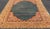 Antique 19th Century Indian Agra Rug in Solid Blue Background For Sale In Atlanta - Image 6 of 14