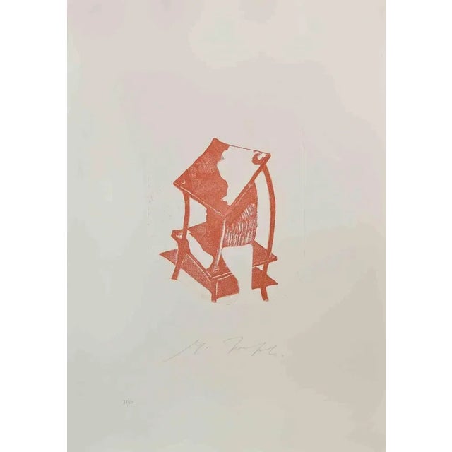 Modern Mino Trafeli, Duchamp, Etching, 1969 For Sale - Image 3 of 3