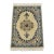 Nain Rug 1’3” X 1’10” Ivory Wool Vintage Traditional Hand-Knotted Carpet For Sale