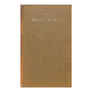 The Regency Club 1940