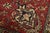Tabriz Rug 9’11” X 12’3” Red Wool Vintage Traditional Hand-Knotted Carpet For Sale - Image 4 of 15