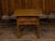 Early 19th Century English Georgian Period Low Oak Side Table with Single Drawer and Carved Apron For Sale - Image 5 of 12