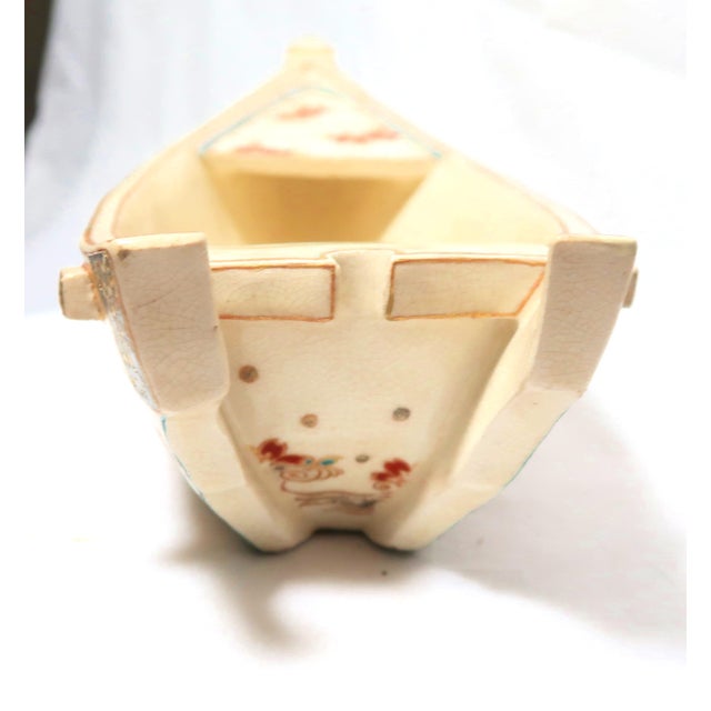 Late 19th Century Late 19th Century Japanese Satsuma Boat, Meiji Period For Sale - Image 5 of 8