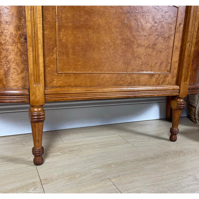 Vintage Birdseye Maple French Curved Footboard Twin Bed Chairish