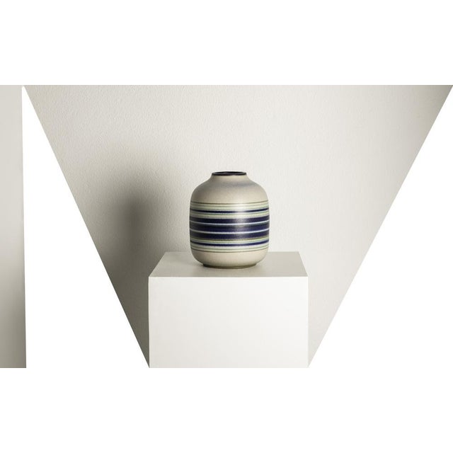 Ceramic Mid-Century Ceramic Vase from Serra For Sale - Image 7 of 8