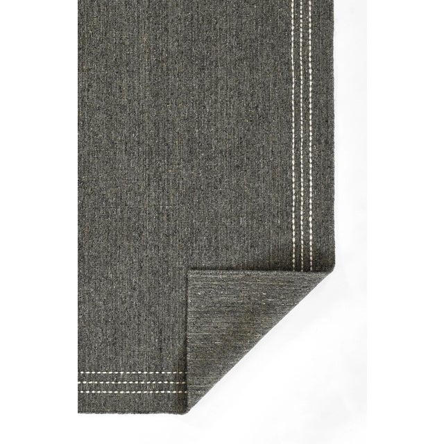 Contemporary Momeni Oliver Charcoal Hand Loomed Area Rug 3'6" X 5'6" For Sale - Image 3 of 9