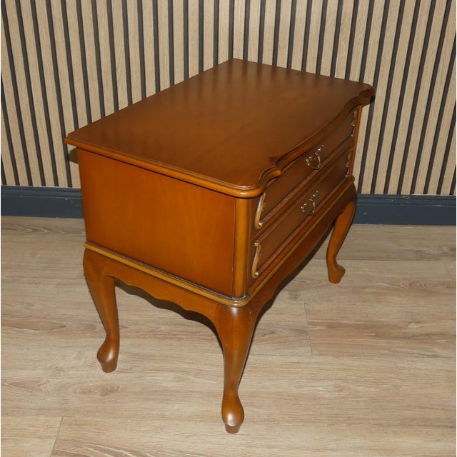 Wood Chippendale Style Chest of 2 Drawers, 1960s For Sale - Image 7 of 12
