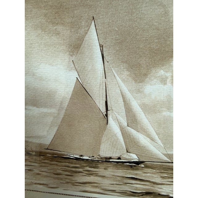 Henry Shields for Soicher Marin Vintage Racing Sloops Lithographs, Set of Four For Sale - Image 10 of 12
