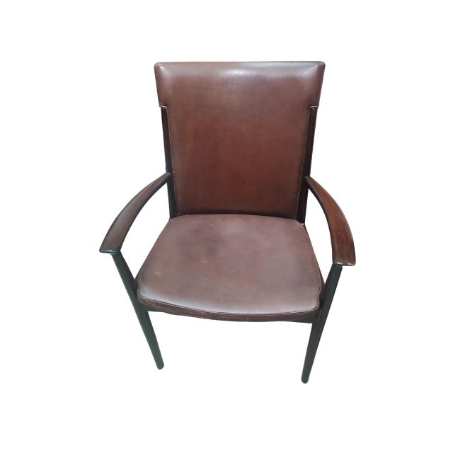 Mid-Century Modern Vintage Chairs by Kai Lyngfeldt Larsen for Soren Wiladsen, Denmark, 1960s, Set of 4 For Sale - Image 3 of 18