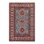Southwestern Kazak Light Blue/Beige Wool Rug - 3'1''x4'5'' For Sale