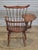 Dr Dimes Windsor Style Desk Writing Arm High Back Chair Bench Made New Hampshire For Sale - Image 9 of 12
