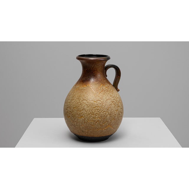 Mid 20th Century 20th Century German 'W. Germany' Ceramic Vase For Sale - Image 5 of 18