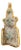 Antique Faience Cat Trimmed W 21k Gold For Sale