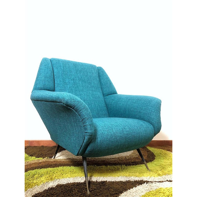 Vintage Armchair by Gigi Radice for Minotti, Italy, 1950s For Sale - Image 16 of 16