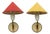 Mid-Century Wall Lamps, 1950s, Set of 2 For Sale