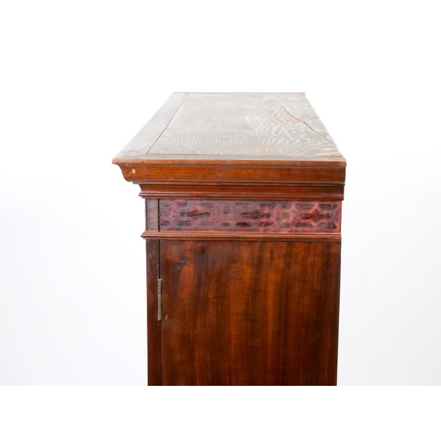 Chippendale Style 19th Century Mahogany Two-Part Bookcase Cabinet on Stand For Sale - Image 12 of 15
