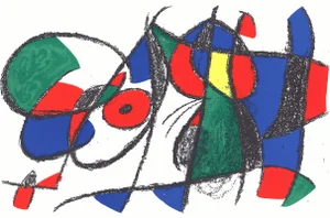 Joan Miró "Lithograph Viii" 1975 Lithograph