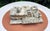 Art Deco marble inkwell and blotter