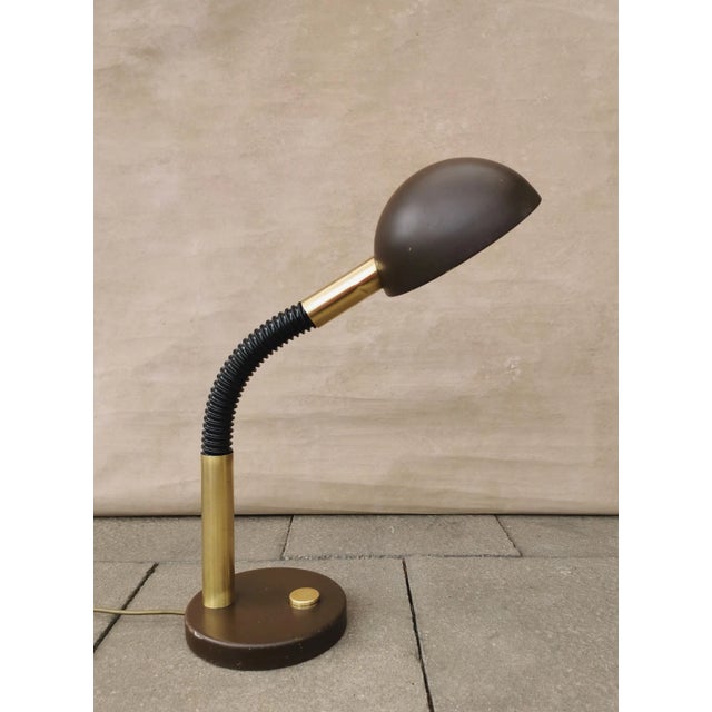 Bauhaus Space Age Desk Lamp by Egon Hillebrand, 1970s For Sale - Image 3 of 13