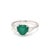Gemstone Natural 1.83 cts emerald & 0.46 cts diamond ring in 18k gold For Sale - Image 7 of 18