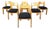 Brutalist Dining Chairs, 1970s, Set of 6 For Sale