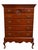 Brown Authentic Eldred Wheeler Queen Anne Cherry Chest on Frame | Handcrafted Massachusetts For Sale - Image 8 of 8