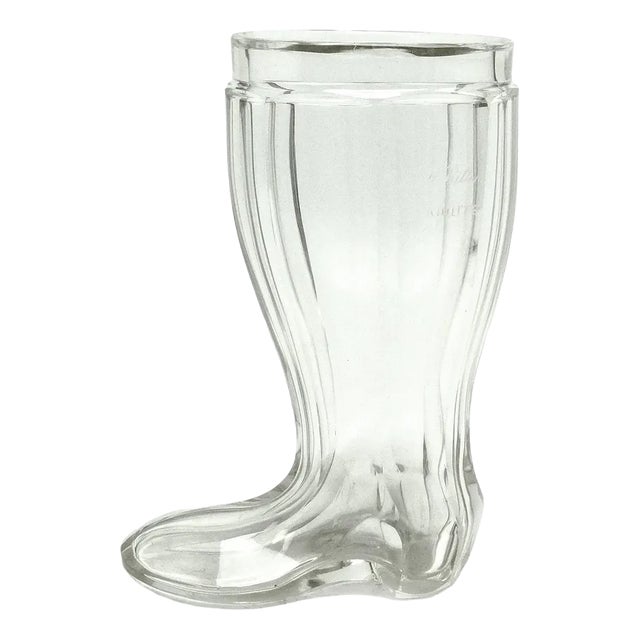 Biedermeier Beer or Wine Glass from Laura Glassworks, Poland, Before 1890s For Sale