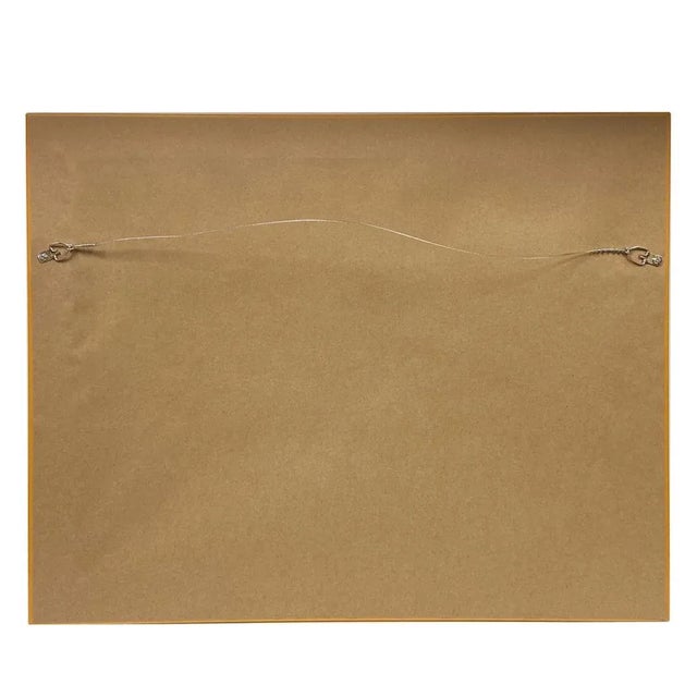 Accurate reproduction of the original oil painting by English painter John Gifford (d. 1900), this image is printed on...