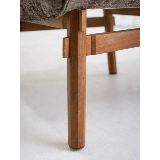 Brown Italian Armchairs Attributed to Ico Parisi for Cassina For Sale - Image 8 of 11