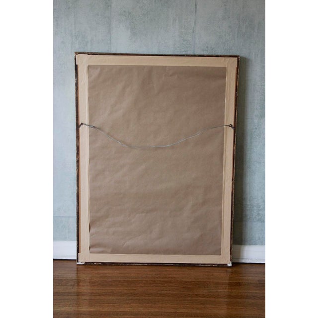 Gold Vintage Hollywood Regency Wall Mirror With Gilt Frame, 1950s For Sale - Image 8 of 8